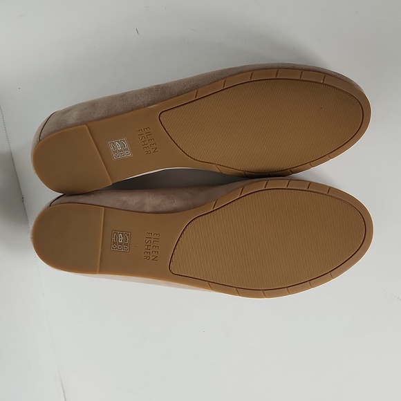Eileen Fisher Women's Una 2 Flat Earth Nubuck Ballet Flats Size 9 NWOT - Picture 9 of 11